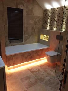 Colour-changing bathroom