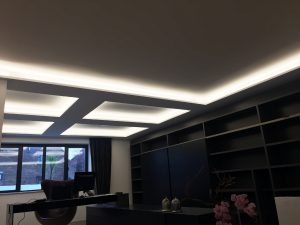 Private residence office drop ceiling